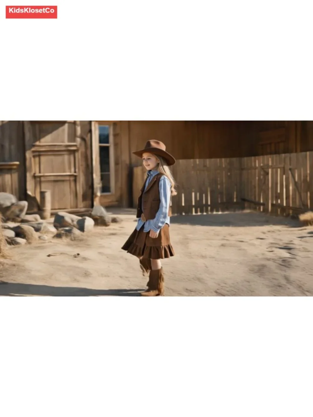 Girls Cowboy Boots with Tassel Fringe Cowgirl Boots Kids Western Boots